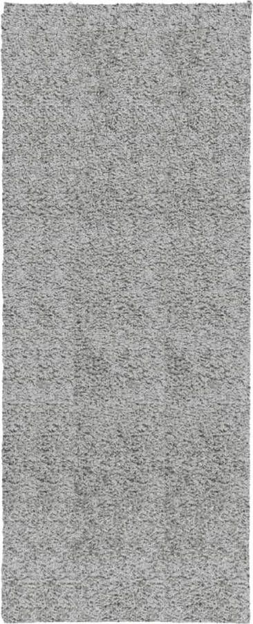 VidaXL -Vloerkleed-PAMPLONA-shaggy-hoogpolig-modern-80x200-cm-grijs