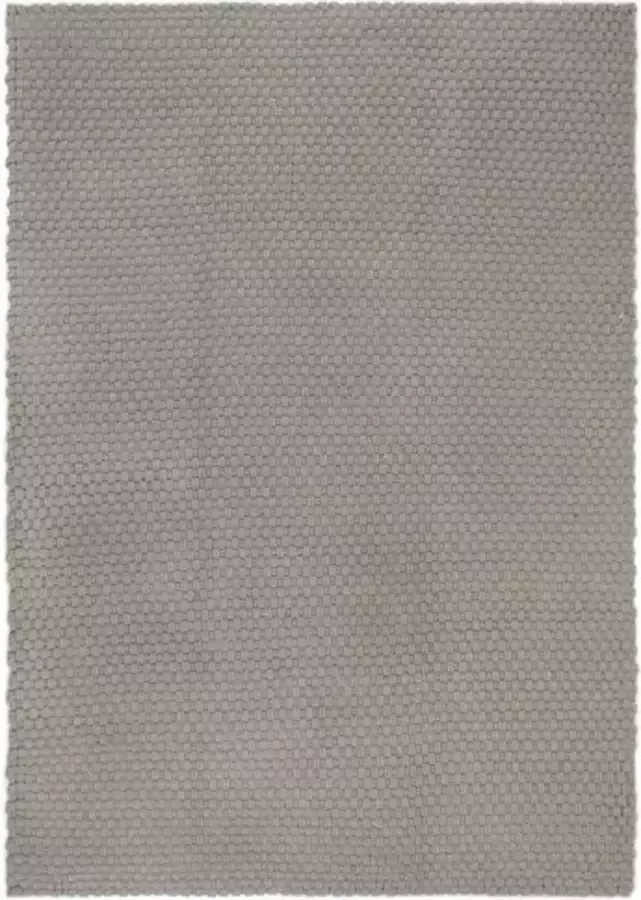 VidaXL -Vloerkleed-rechthoekig-180x250-cm-katoen-grijs