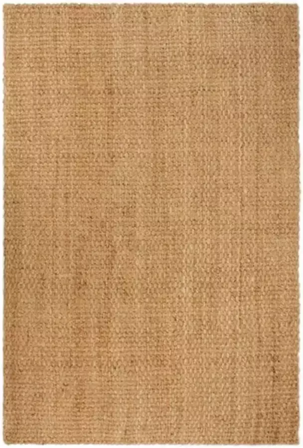 vidaXL Vloerkleed rechthoekig 80x160 cm jute naturel