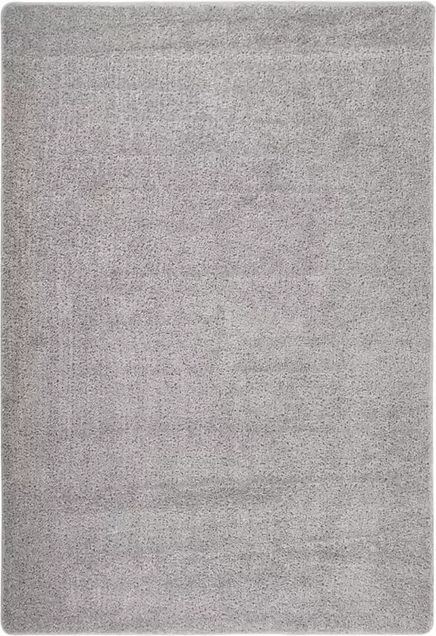 VidaXL -Vloerkleed-shaggy-anti-slip-120x170-cm-lichtgrijs