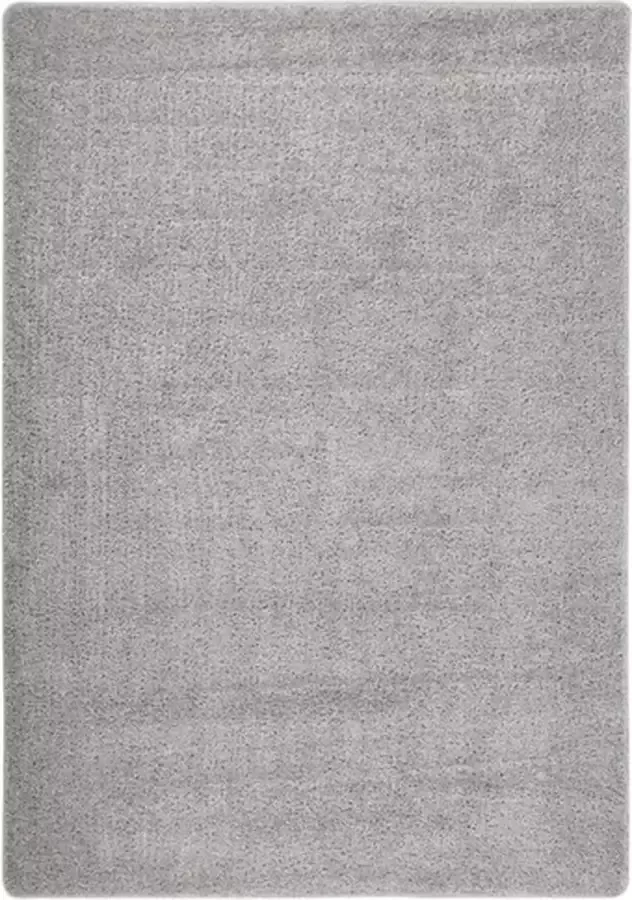 VidaXL -Vloerkleed-shaggy-anti-slip-160x230-cm-lichtgrijs - Foto 2