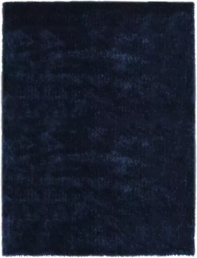 VidaXL Vloerkleed shaggy hoogpolig 160x230 cm blauw