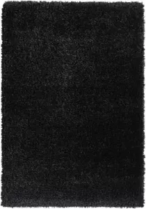 VidaXL Vloerkleed shaggy hoogpolig 50 mm 120x170 cm zwart