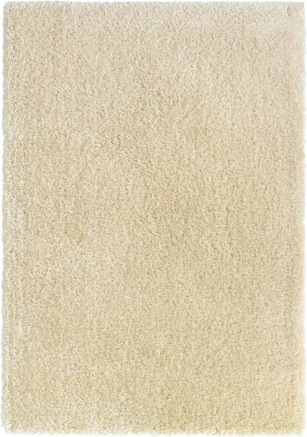 VidaXL -Vloerkleed-shaggy-hoogpolig-50-mm-140x200-cm-beige