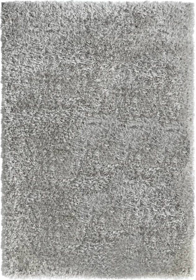 vidaXL -Vloerkleed-shaggy-hoogpolig-50-mm-160x230-cm-grijs