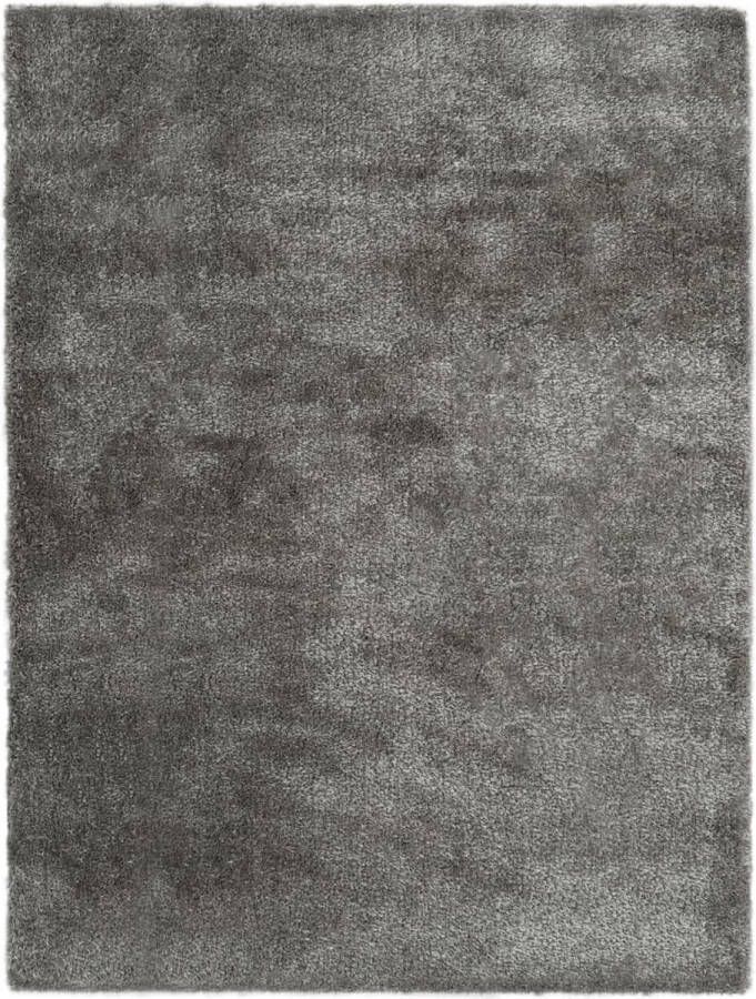 VidaXL Vloerkleed shaggy hoogpolig 80x150 cm antraciet