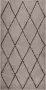 VidaXL Vloerkleed shaggy hoogpolig 80x150 cm beige en antracietkleurig - Thumbnail 1