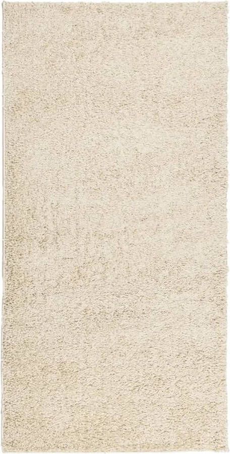 VidaXL Vloerkleed PAMPLONA Hoogpolig Goud 100x200cm Shaggy Tapijten Gouden Vloerkleed Groot Vloerkleed Luxe Vloerkleed Warme Vloerkleed
