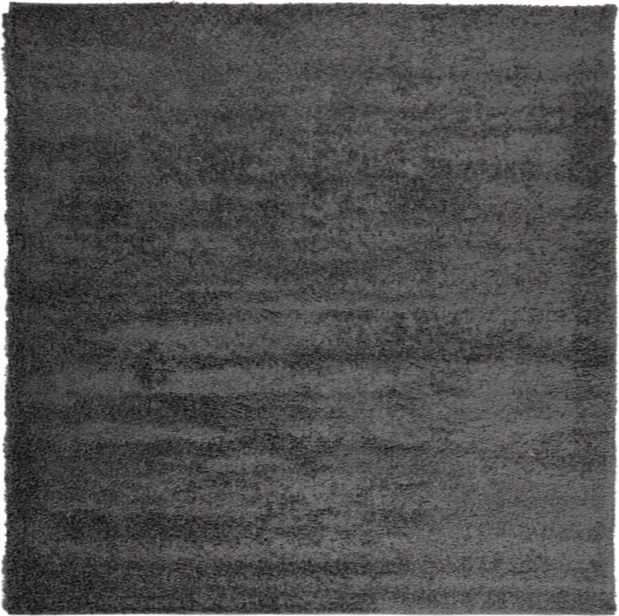 VidaXL -Vloerkleed-PAMPLONA-shaggy-hoogpolig-120x120-cm-antraciet