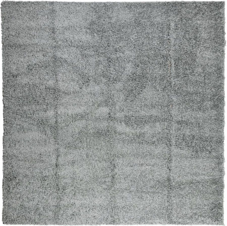 VidaXL -Vloerkleed-PAMPLONA-shaggy-hoogpolig-modern-120x120-cm-groen