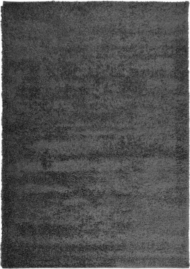 VidaXL -Vloerkleed-PAMPLONA-shaggy-hoogpolig-120x170-cm-antraciet