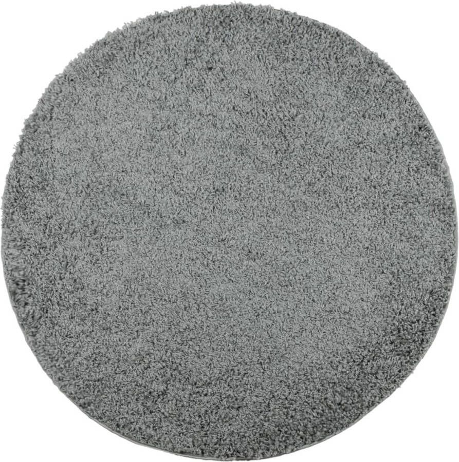 VidaXL -Vloerkleed-PAMPLONA-shaggy-hoogpolig-modern-Ø-160-cm-groen
