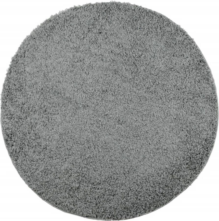 The Living Store Vloerkleed PAMPLONA shaggy hoogpolig modern Ø 200 cm groen Shaggy Vloerkleed Polypropyleen Vloerkleed Groene Vloerkleed Ronde Vloerkleed Woonkamer Tapijt - Foto 2