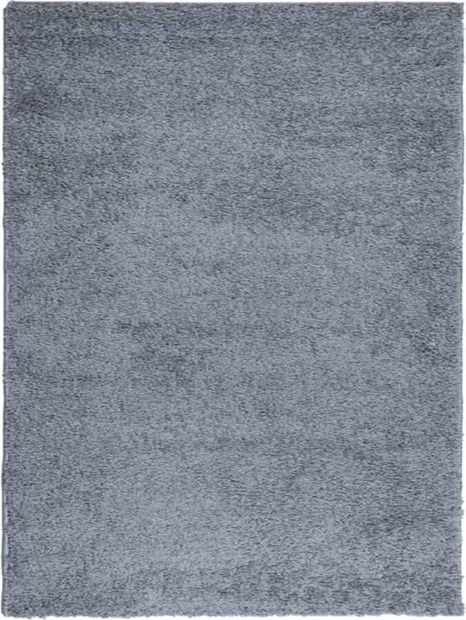 VidaXL -Vloerkleed-PAMPLONA-shaggy-hoogpolig-modern-300x400-cm-blauw