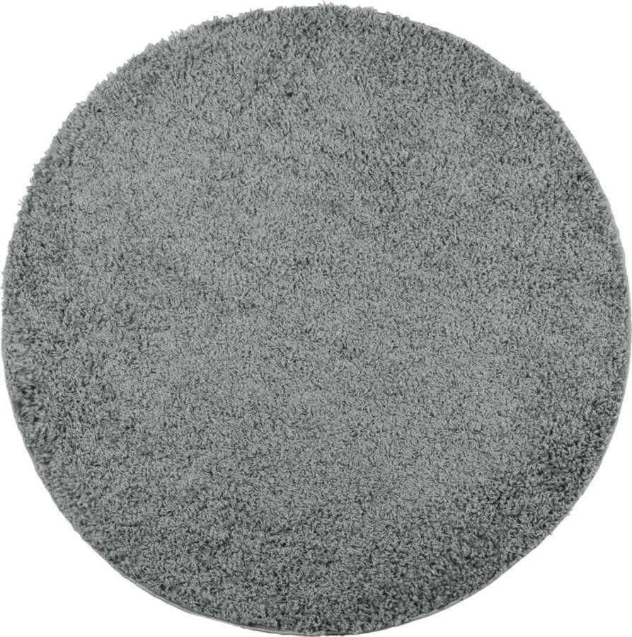 VidaXL -Vloerkleed-PAMPLONA-shaggy-hoogpolig-modern-Ø-80-cm-groen
