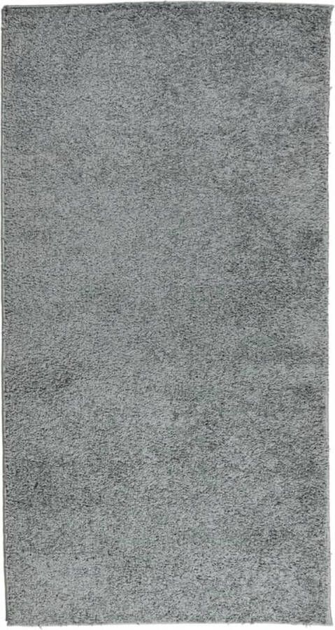 VidaXL Vloerkleed PAMPLONA 80x150 cm Groen Shaggy Vloerkleed Woonkamer Tapijt Living Room Decor Vloerbekleding Groen Vloerkleed