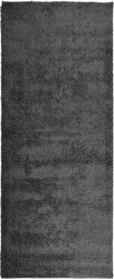 VidaXL -Vloerkleed-PAMPLONA-shaggy-hoogpolig-modern-80x200-cm-antraciet
