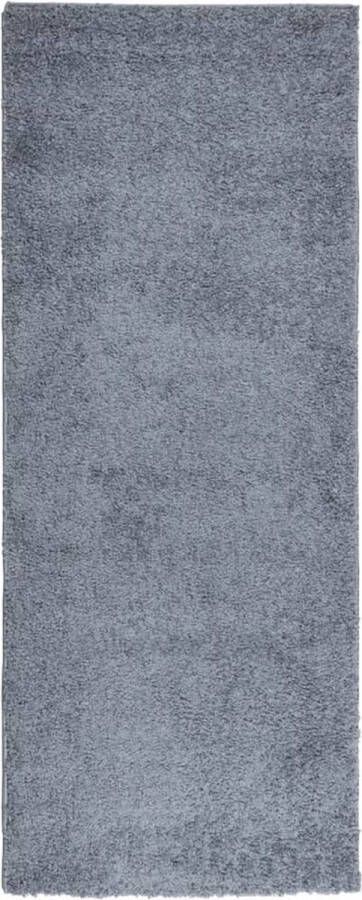 VidaXL -Vloerkleed-PAMPLONA-shaggy-hoogpolig-modern-80x200-cm-blauw