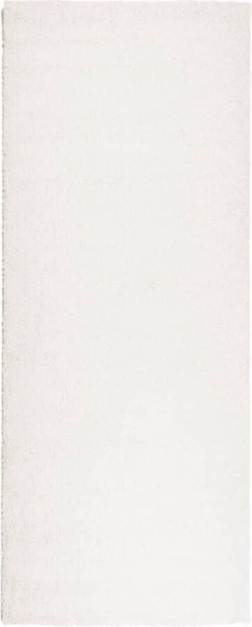 VidaXL Vloerkleed PAMPLONA shaggy hoogpolig modern 80x200 cm crÃ¨me