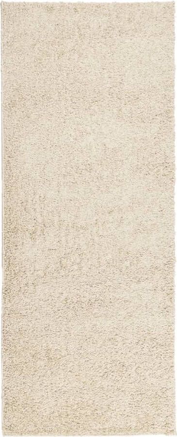 VidaXL -Vloerkleed-PAMPLONA-shaggy-hoogpolig-modern-80x200-cm-goudkleur