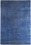 VidaXL Vloerkleed wasbaar opvouwbaar 120x170 cm polyester marineblauw - Thumbnail 2
