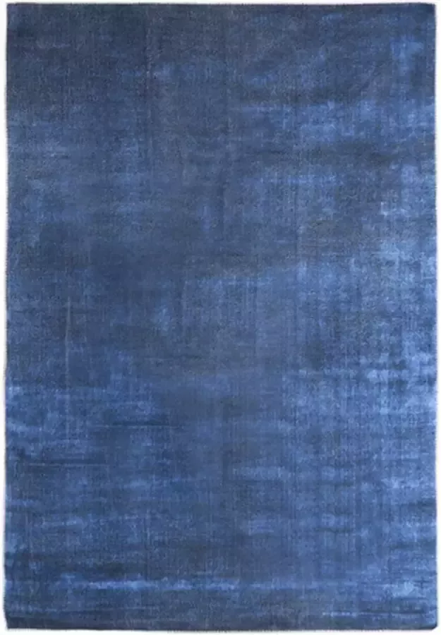 VidaXL Vloerkleed wasbaar opvouwbaar 120x170 cm polyester marineblauw