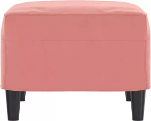 VidaXL Voetenbank 60x50x41 cm fluweel roze