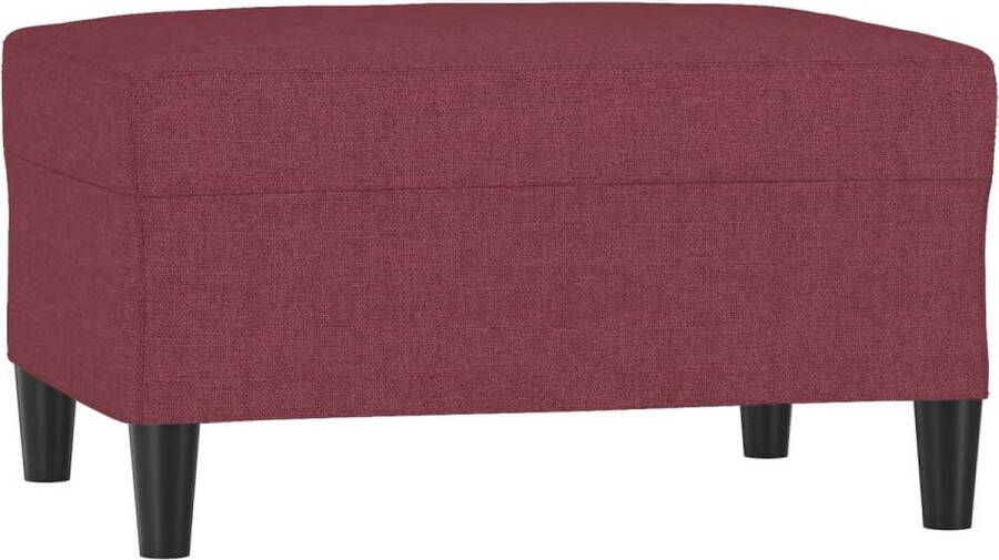 VidaXL -Voetenbank-70x55x41-cm-stof-wijnrood - Foto 2