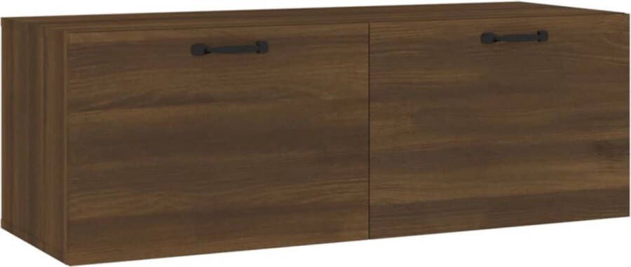 VidaXL -Wandkast-100x36 5x35-cm-bewerkt-hout-betongrijs - Foto 3