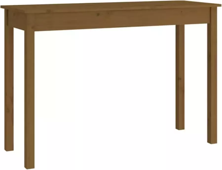 VidaXL -Wandkast-110x40x75-cm-massief-grenenhout-honingbruin - Foto 2