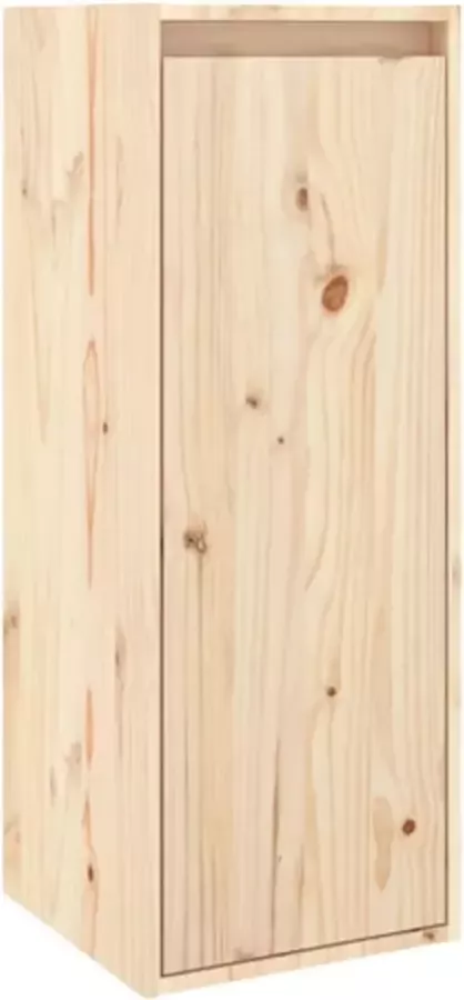 VIDAXL Wandkast 30x30x80 cm massief grenenhout - Foto 3
