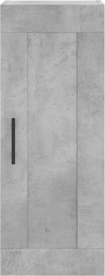VidaXL -Wandkast-34 5x34x90-cm-bewerkt-hout-betongrijs - Foto 5