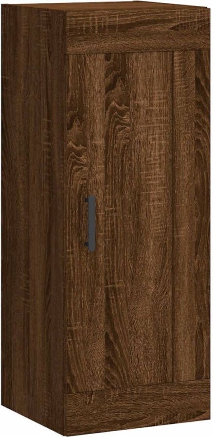 VidaXL -Wandkast-34 5x34x90-cm-bewerkt-hout-bruin-eikenkleur - Foto 6