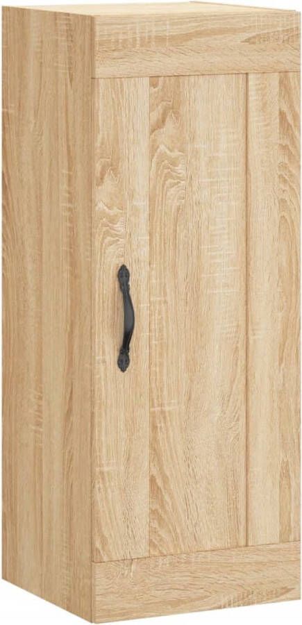 VidaXL -Wandkast-34 5x34x90-cm-bewerkt-hout-sonoma-eikenkleurig - Foto 3