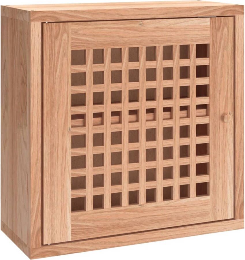 VidaXL -Wandkast-42x18x42-cm-massief-walnotenhout - Foto 2