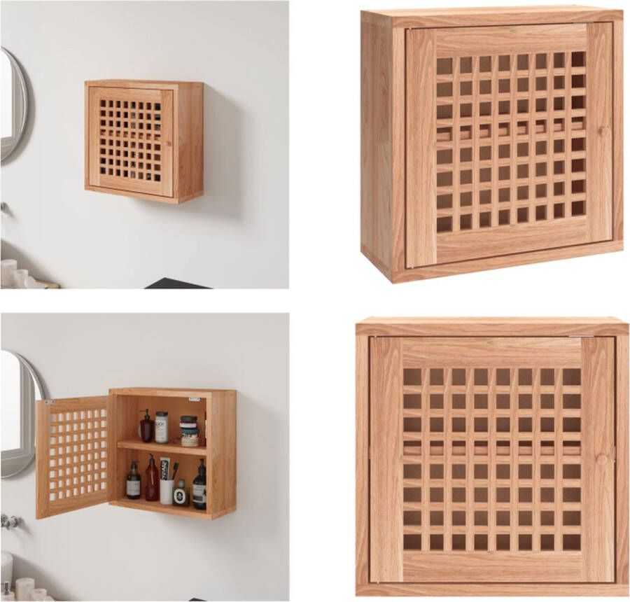 VidaXL -Wandkast-42x18x42-cm-massief-walnotenhout