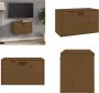 VidaXL Wandkast 60x30x35 cm massief grenenhout honingbruin Wandkast Wandkasten Hangkast Hangende Kast - Thumbnail 2