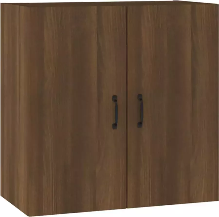 VidaXL -Wandkast-60x31x60-cm-bewerkt-hout-bruineikenkleurig - Foto 3