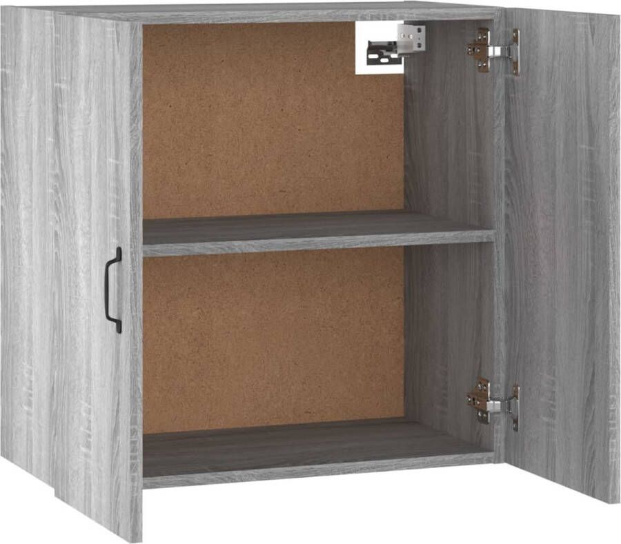 VidaXL -Wandkast-60x31x60-cm-bewerkt-hout-grijs-sonoma-eikenkleurig - Foto 3