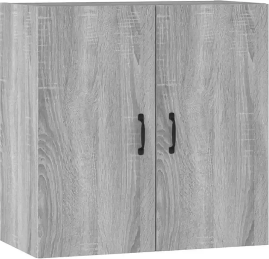 VidaXL -Wandkast-60x31x60-cm-bewerkt-hout-grijs-sonoma-eikenkleurig - Foto 4