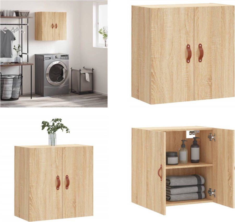 Prolenta Premium INFIORI Wandkast 60x31x60 cm bewerkt hout sonoma eikenkleurig - Foto 2