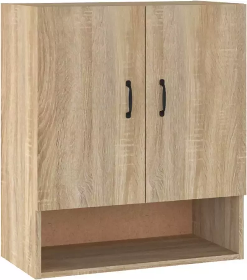 VidaXL -Wandkast-60x31x70-cm-bewerkt-hout-sonoma-eikenkleurig - Foto 3