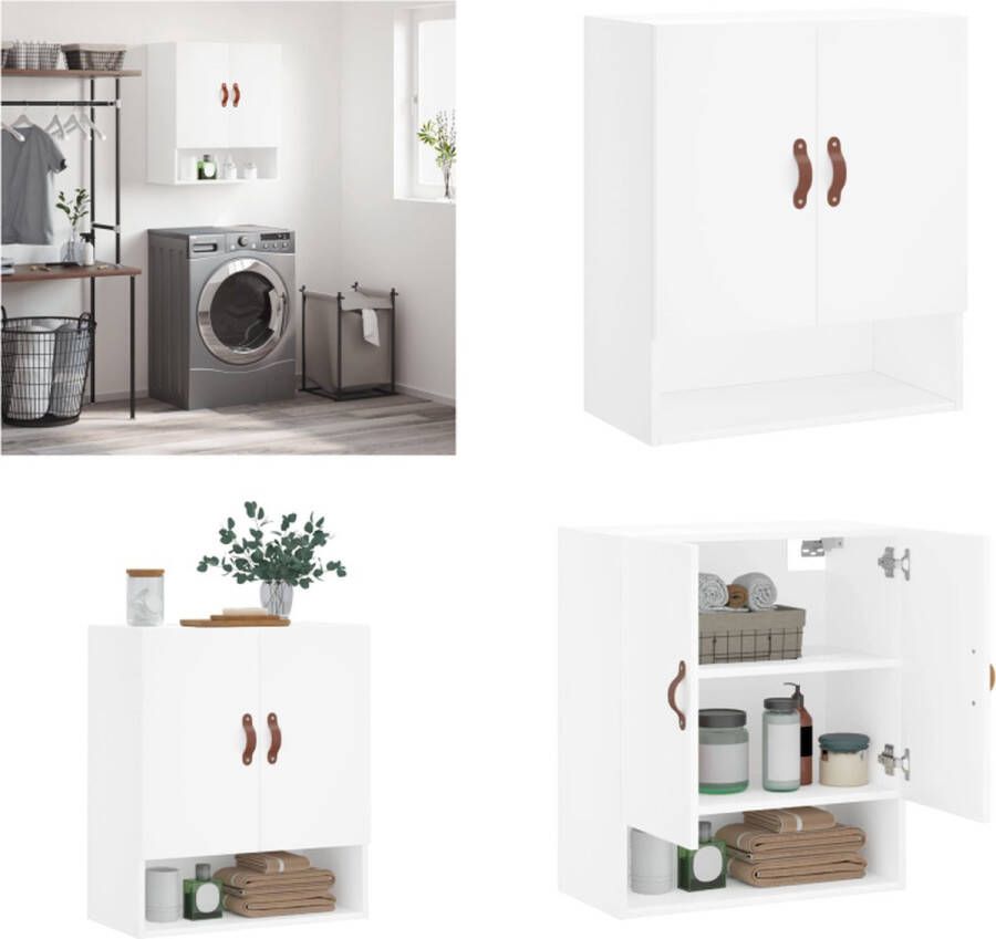 VidaXL -Wandkast-60x31x70-cm-bewerkt-hout-wit