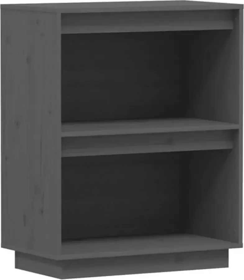 VidaXL -Wandkast-60x34x75-cm-massief-grenenhout-grijs - Foto 3