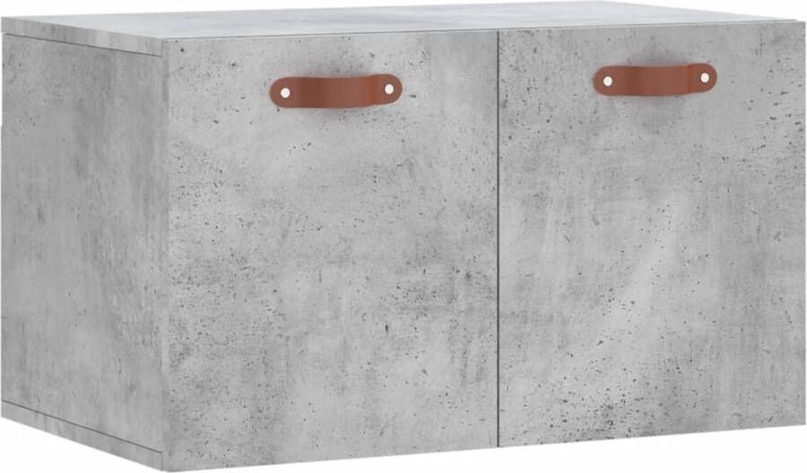 VidaXL -Wandkast-60x36 5x35-cm-bewerkt-hout-betongrijs - Foto 2
