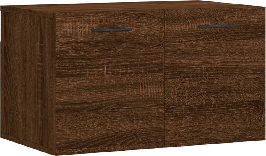 VidaXL Wandkast 60x36 5x35 cm Bruin Eikenkleur Wandkast Opbergkast Houten Kast Bruine Eiken Kleur Bruine Kast Badkamerkast Slaapkamerkast Woonkamerkast Kleine Kast