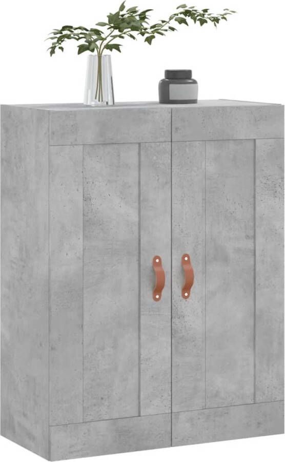 VidaXL -Wandkast-69 5x34x90-cm-bewerkt-hout-betongrijs - Foto 5