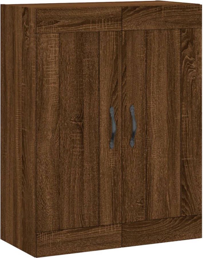 VidaXL -Wandkast-69 5x34x90-cm-bewerkt-hout-bruineikenkleurig - Foto 4