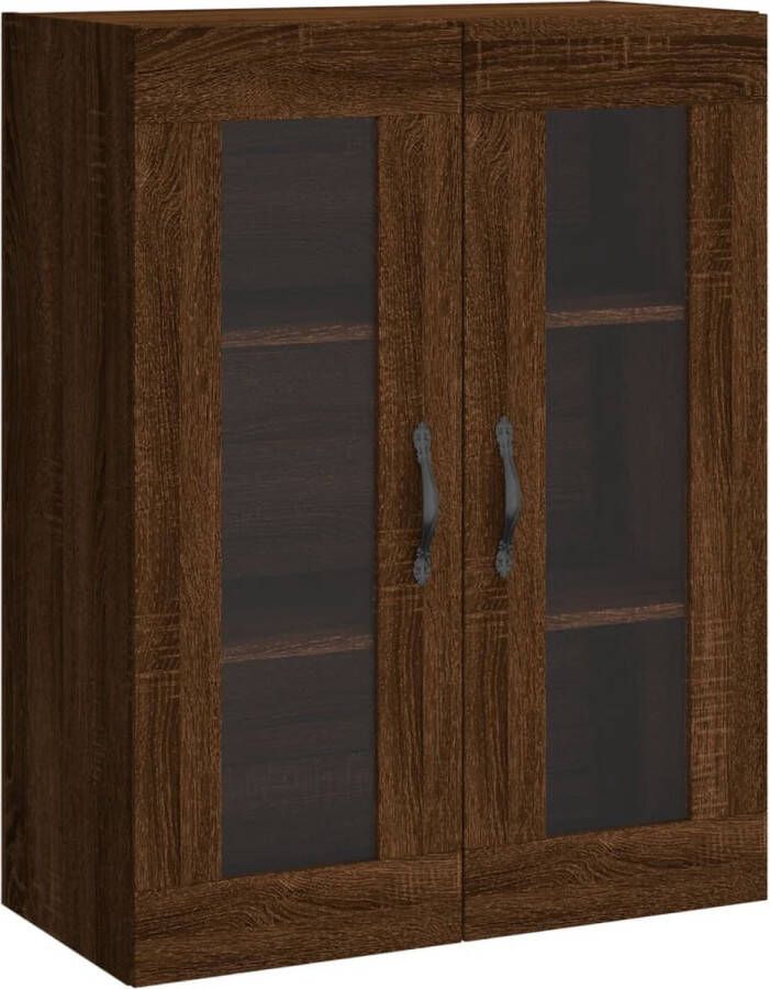 VidaXL -Wandkast-69 5x34x90-cm-bewerkt-hout-bruineikenkleurig