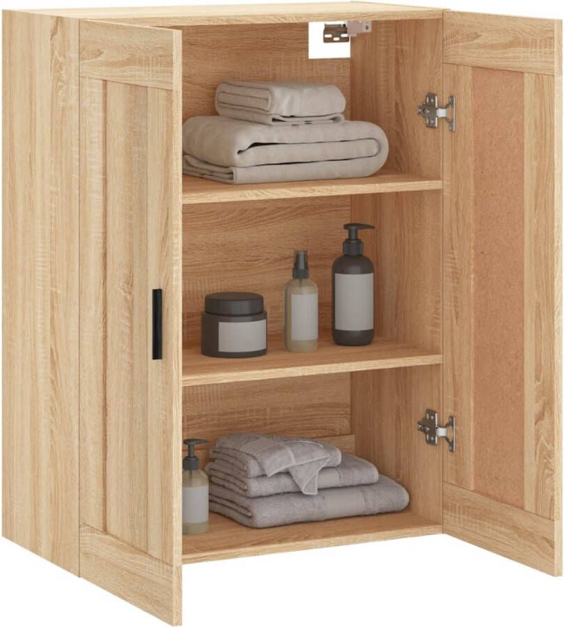 VidaXL -Wandkast-69 5x34x90-cm-bewerkt-hout-sonoma-eikenkleurig - Foto 4